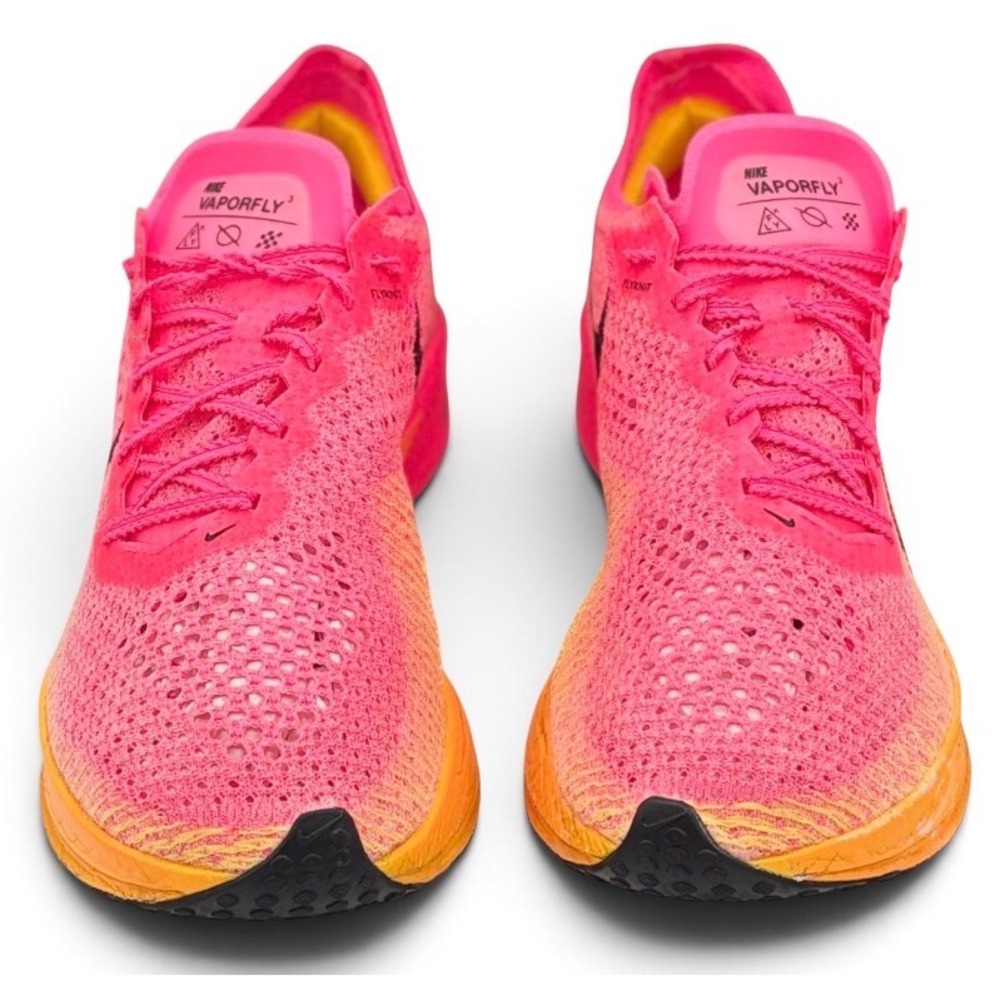 Nike ZoomX Vaporfly 3 Women's Size 9 Pink Orange Carbon Running Shoes DV4130-600 - Picture 3 of 10